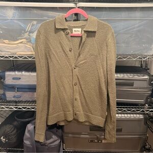 Rhythm Unisex Mohair Button Up Knit